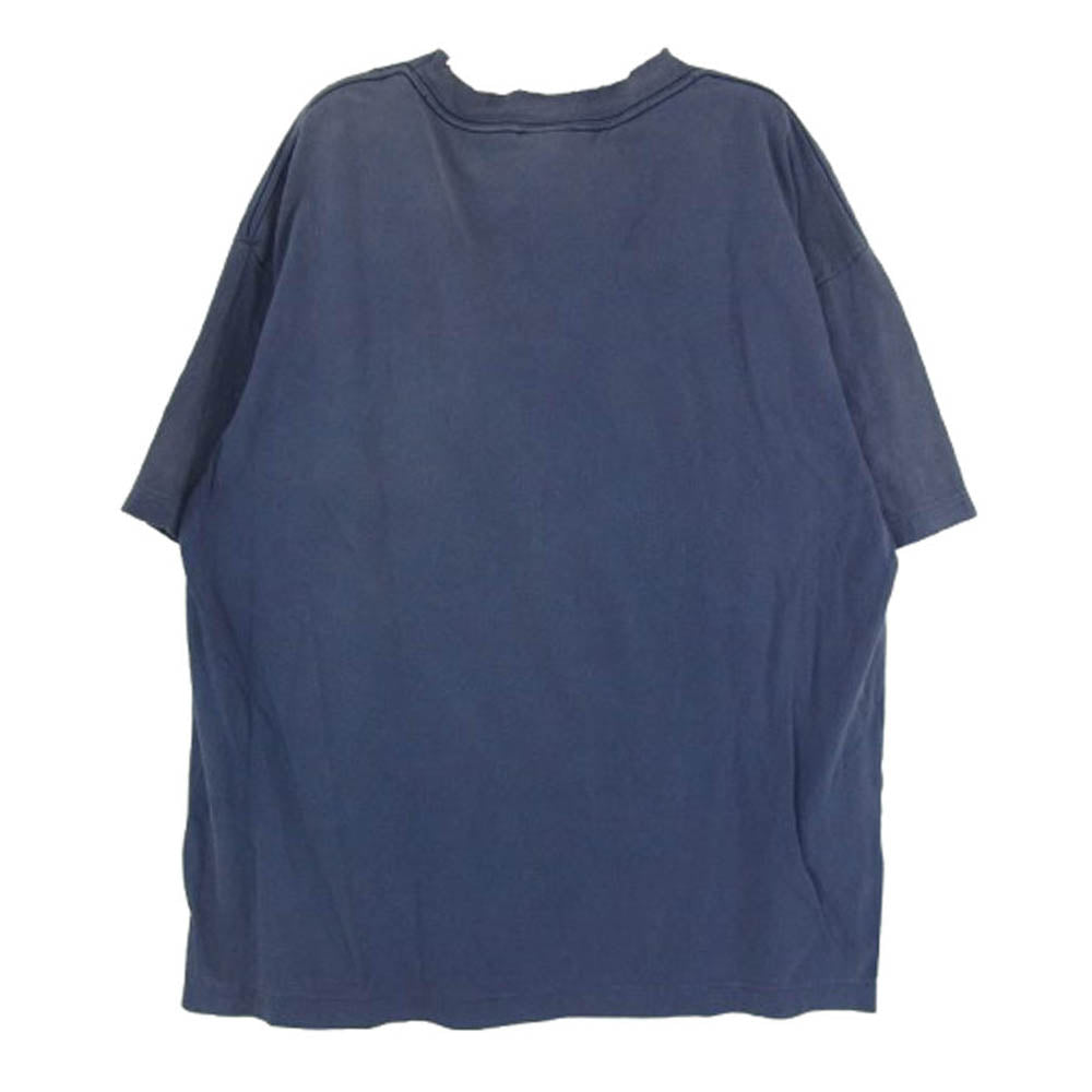 SAINT MICHAEL セントマイケル 25SS SM-HR8-0000-C07 × 攻殻機動隊 GS_SS_TEE プリント 半袖 Tシャツ ネイビー系 L【極上美品】【中古】