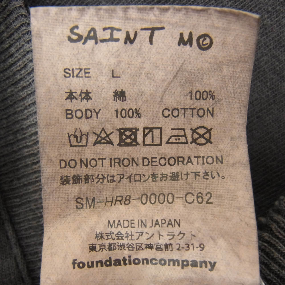 SAINT MICHAEL セントマイケル 25SS SM-HR8-0000-C62 × STAR WARS スターウォーズ SW_SS TEE プリント 半袖 Tシャツ ブラック系 L【極上美品】【中古】