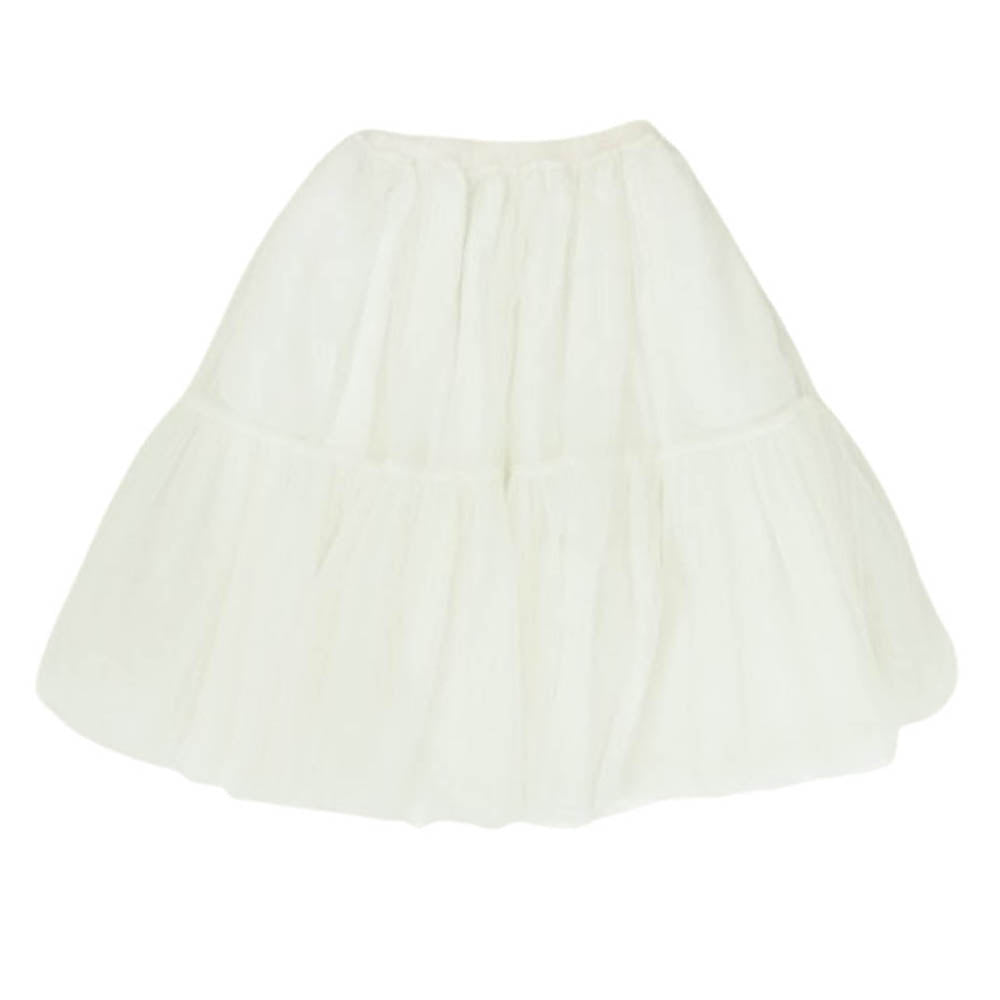 COMME des GARCONS コムデギャルソン RH-S026 コムコム チュール スカート ホワイト系 XS【中古】