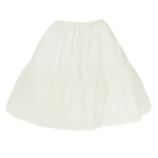 COMME des GARCONS コムデギャルソン RH-S026 コムコム チュール スカート ホワイト系 XS【中古】