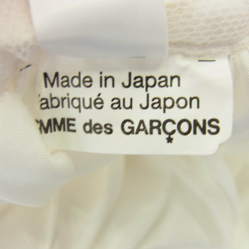COMME des GARCONS コムデギャルソン RH-S026 コムコム チュール スカート ホワイト系 XS【中古】