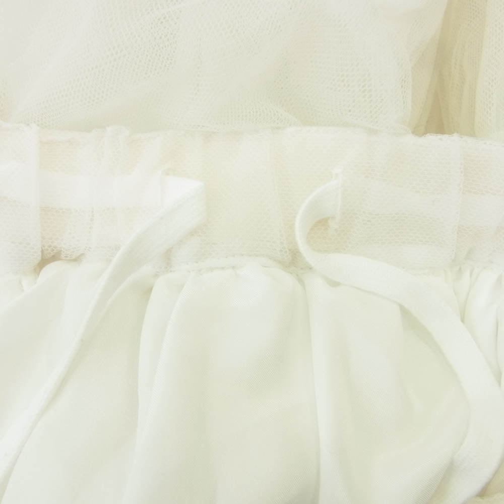 COMME des GARCONS コムデギャルソン RH-S026 コムコム チュール スカート ホワイト系 XS【中古】