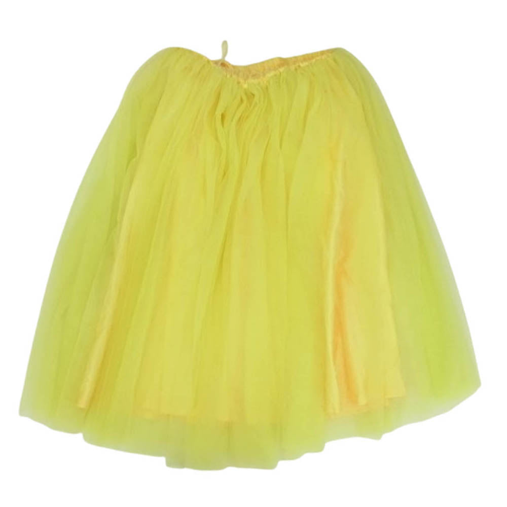 COMME des GARCONS NOIR コムデギャルソン ノワール 3N-S003 noir kei ninomiya ノワールケイニノミヤ チュール スカート イエロー系 XS【新古品】【未使用】【中古】