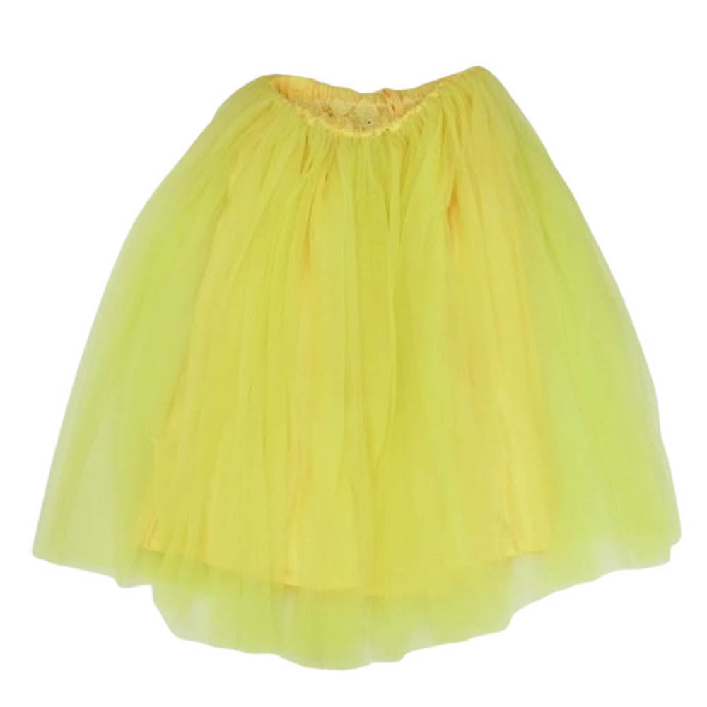 COMME des GARCONS NOIR コムデギャルソン ノワール 3N-S003 noir kei ninomiya ノワールケイニノミヤ チュール スカート イエロー系 XS【新古品】【未使用】【中古】