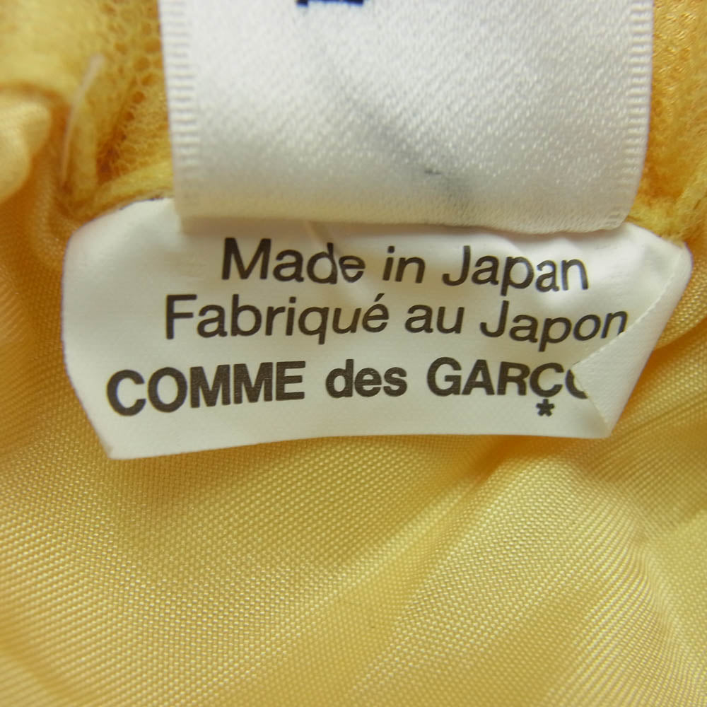 COMME des GARCONS NOIR コムデギャルソン ノワール 3N-S003 noir kei ninomiya ノワールケイニノミヤ チュール スカート イエロー系 XS【新古品】【未使用】【中古】