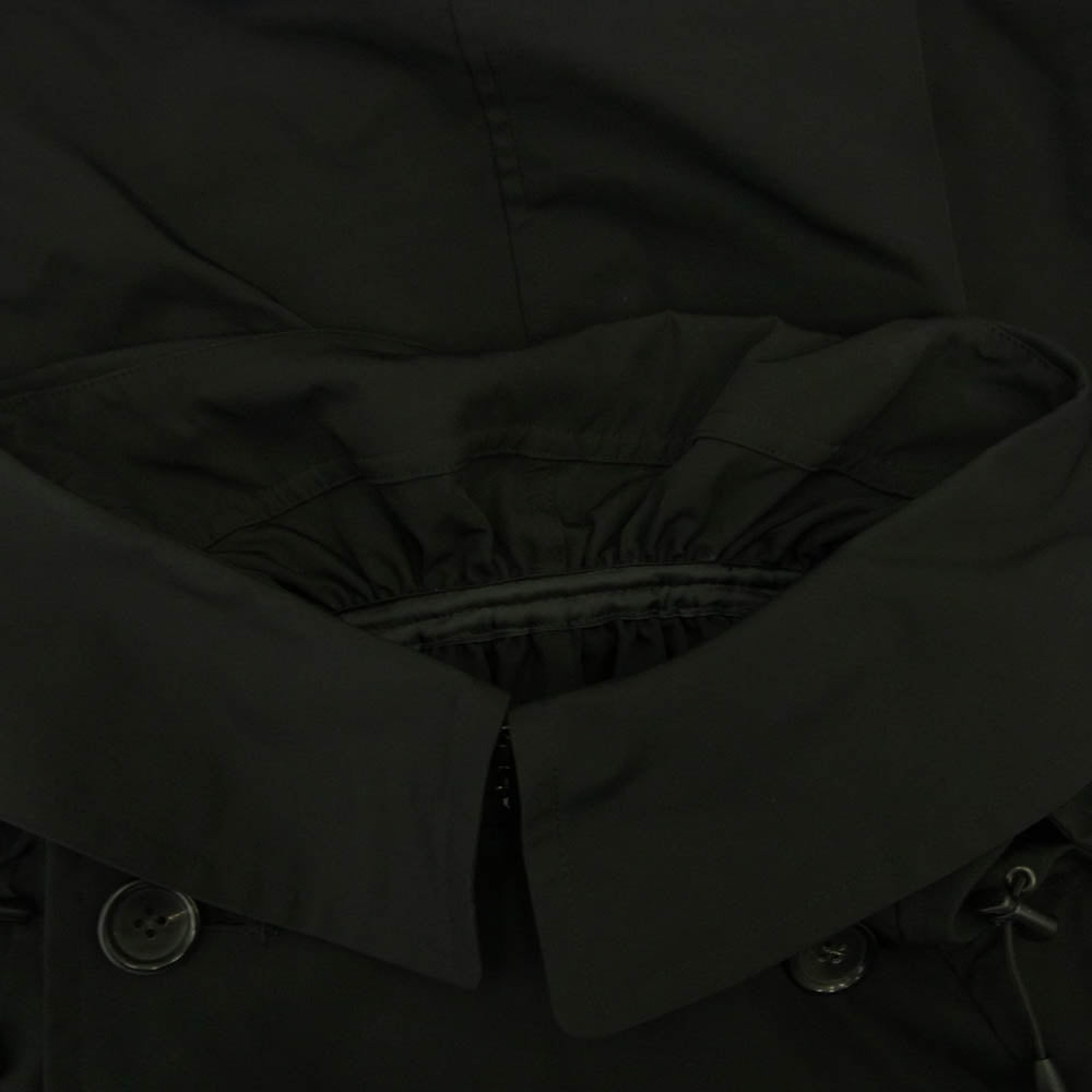 JUNYA WATANABE COMME des GARCONS ジュンヤワタナベコムデギャルソン JL-C018 エポレット 変形 ショート トレンチコート ジャケット ブラック系 S【美品】【中古】