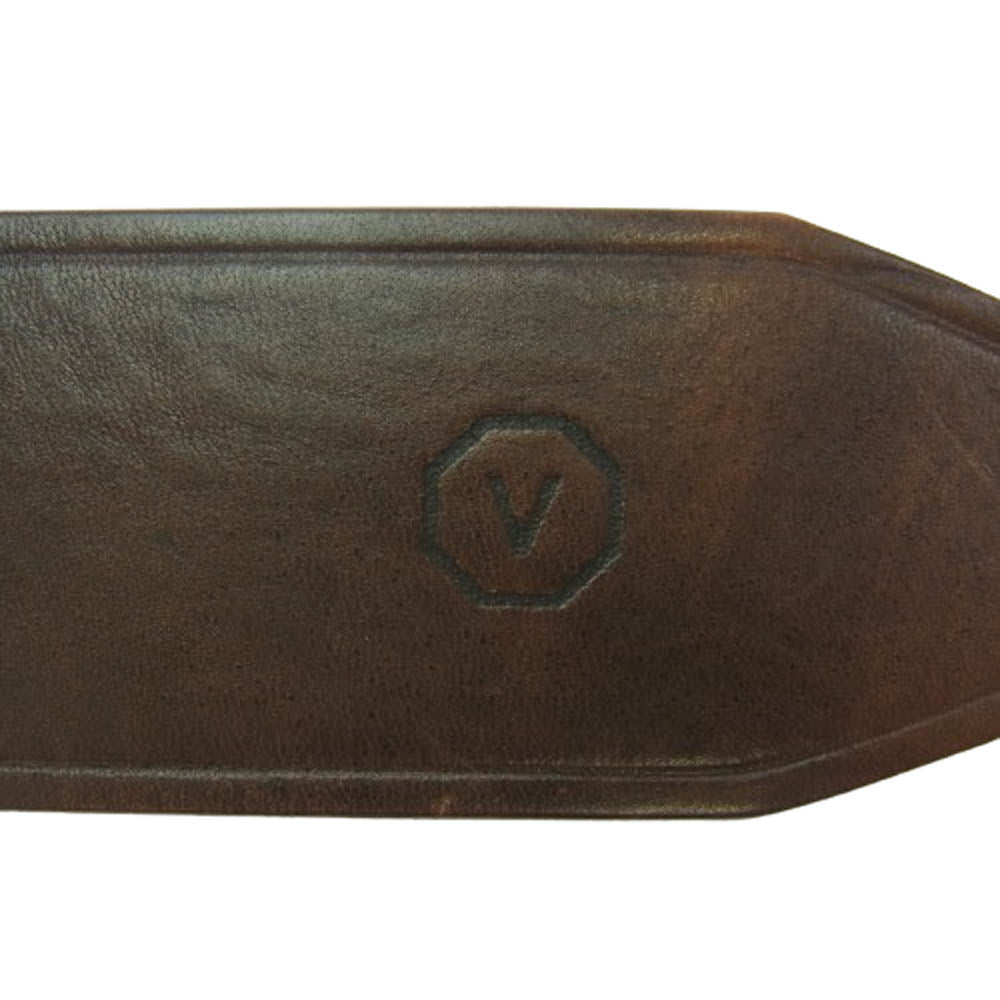 VISVIM ビズビム VA0000483-01 GUILD BELT 40mm レザー ベルト ブラウン系 32【中古】