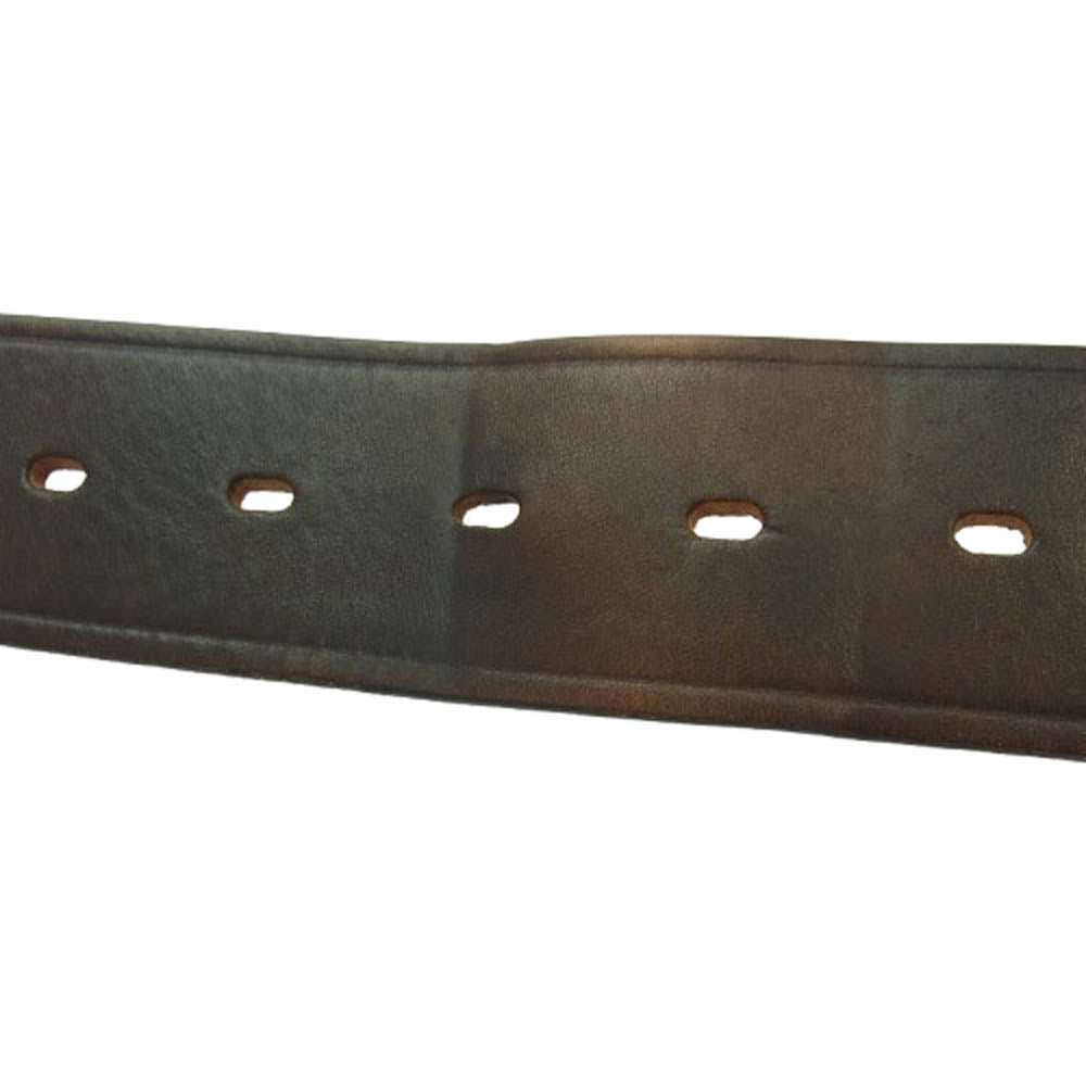 VISVIM ビズビム VA0000483-01 GUILD BELT 40mm レザー ベルト ブラウン系 32【中古】