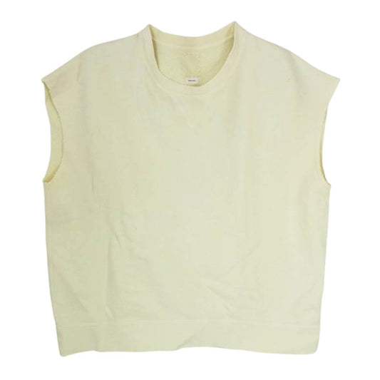 VISVIM ビズビム 24SS 0124105010017 MONDO SWEAT S L CRASH モンド クラッシュ ダメージ加工 ノースリーブ スウェット オフホワイト系 1【中古】