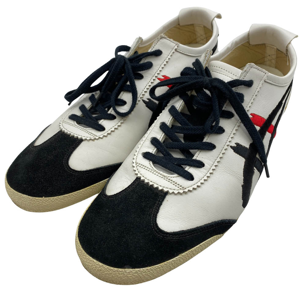 ONITSUKA TIGER オニツカタイガー TH6A4L MEXICO 66 DELUXE NIPPON MADE メキシコ デラックス ニッポンメイド スニーカー ホワイト系 27.5cm【中古】