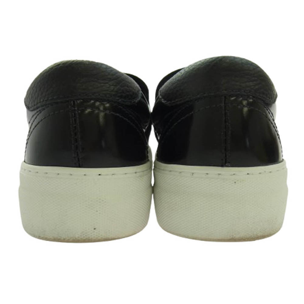 AKM エイケイエム レザー スリッポン シューズ スニーカー ブラック系 43【中古】