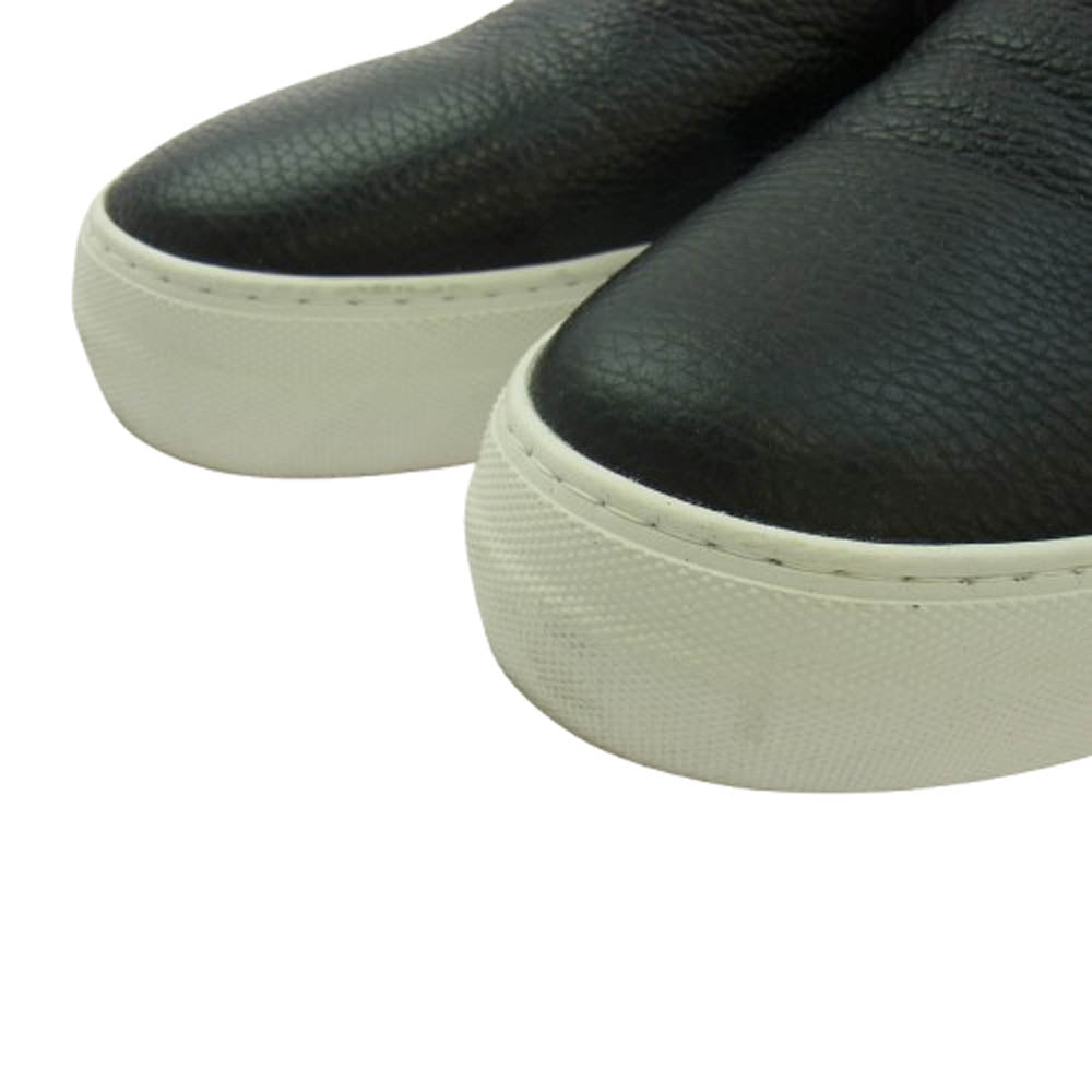 AKM エイケイエム レザー スリッポン シューズ スニーカー ブラック系 43【中古】