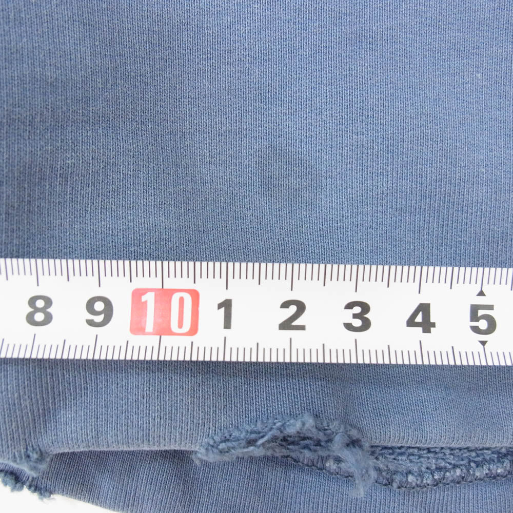 BALENCIAGA バレンシアガ 24SS 676137 TQVW9 Burning Unity Sweat Shorts バーニング ユニティ スウェット ショーツ ハーフ パンツ ブルー系 XS【中古】