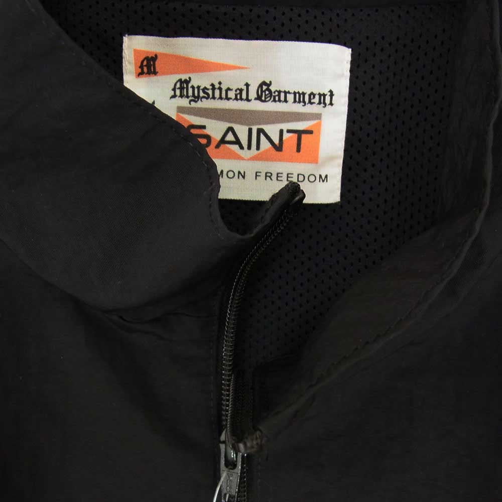 SAINT MICHAEL セントマイケル 24SS SM-YS8-0000-064 TRACK SIDE TAPE JACKET サイドテープ トラック ジャケット ブラック系 XL【中古】