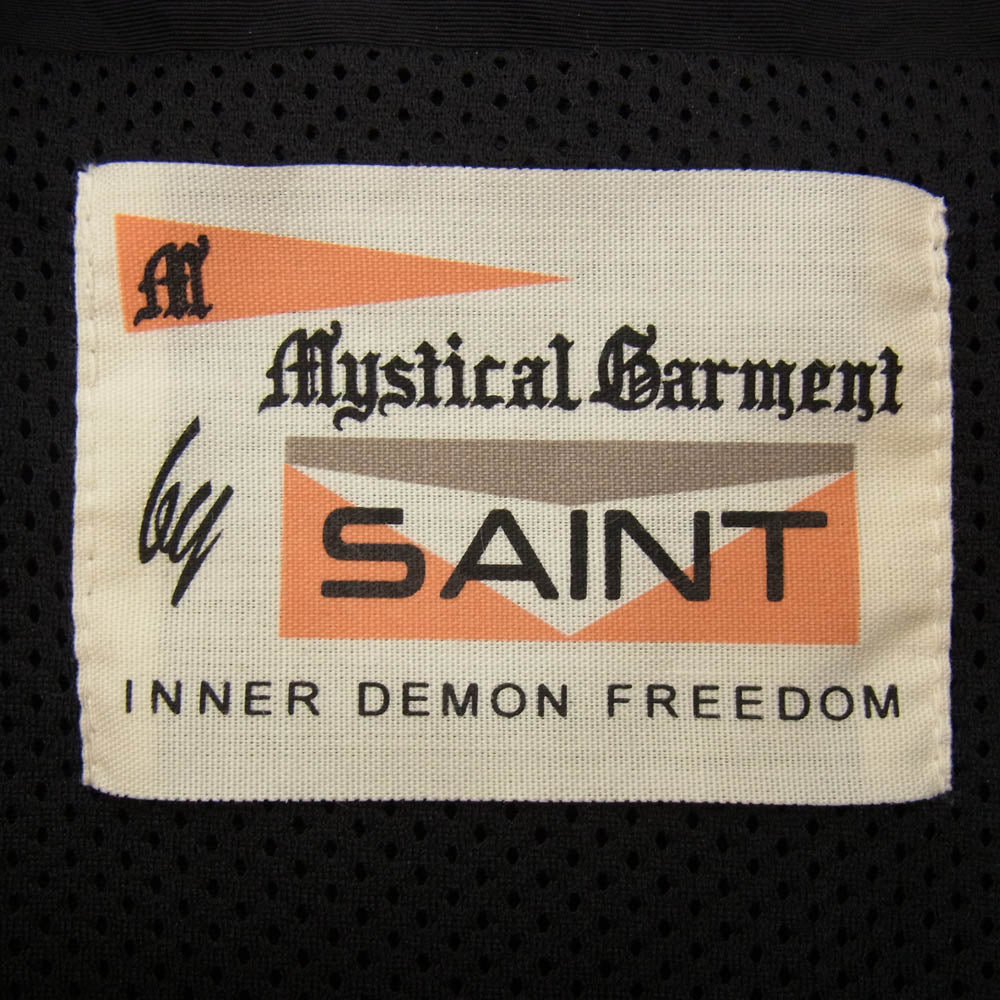 SAINT MICHAEL セントマイケル 24SS SM-YS8-0000-064 TRACK SIDE TAPE JACKET サイドテープ トラック ジャケット ブラック系 XL【中古】