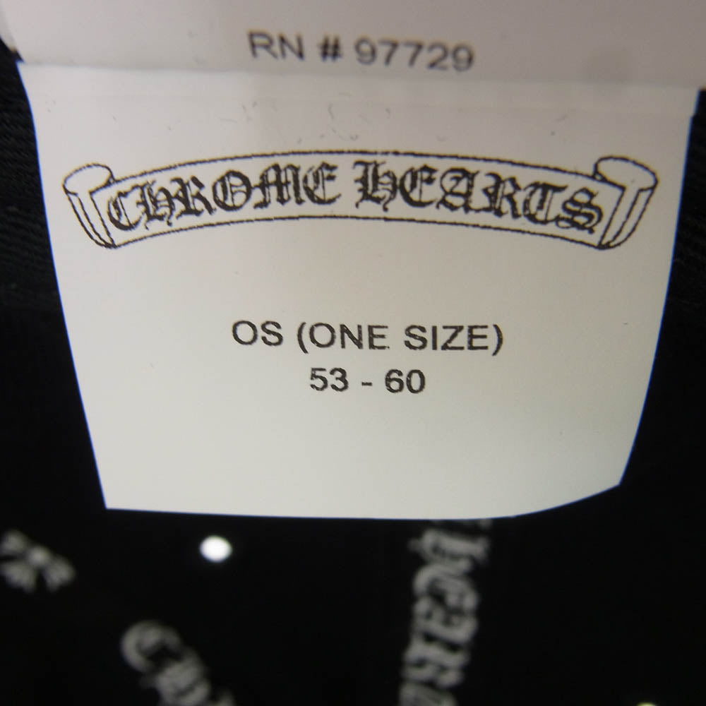 CHROME HEARTS クロムハーツ（原本無） TRUCKER CAP トラッカーキャップ RS3刺繍 クロスボール キャップ ブラック系【中古】