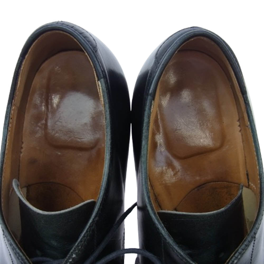 ALDEN オールデン 54411 Vチップ モディファイド レースアップ カーフレザー シューズ ブラック系 8.5【中古】