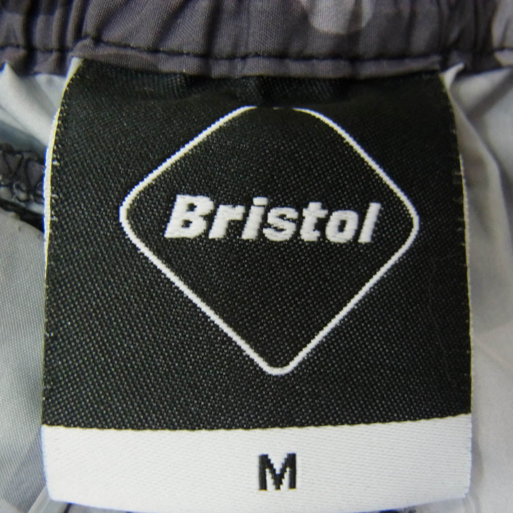 F.C.R.B. エフシーアールビー FCRB-180023 Bristol CAMOUFLAGE PRACTICE SHORTS カモフラージュ ショーツ ハーフ パンツ グレー系 M【中古】