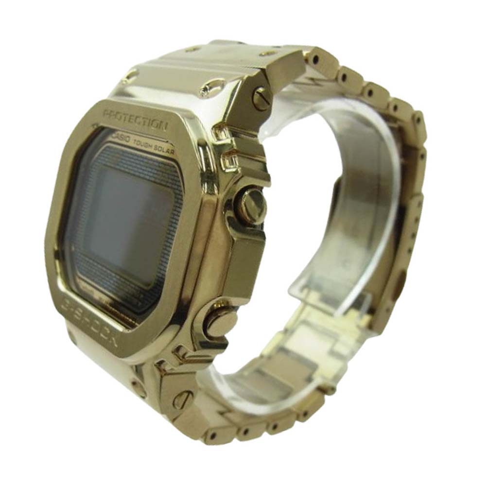 CASIO G-SHOCK カシオ ジーショック GMW-B5000GD-9JF フルメタル Bluetoothマルチ6 電波ソーラー 腕時計 リストウォッチ ゴールド系【中古】