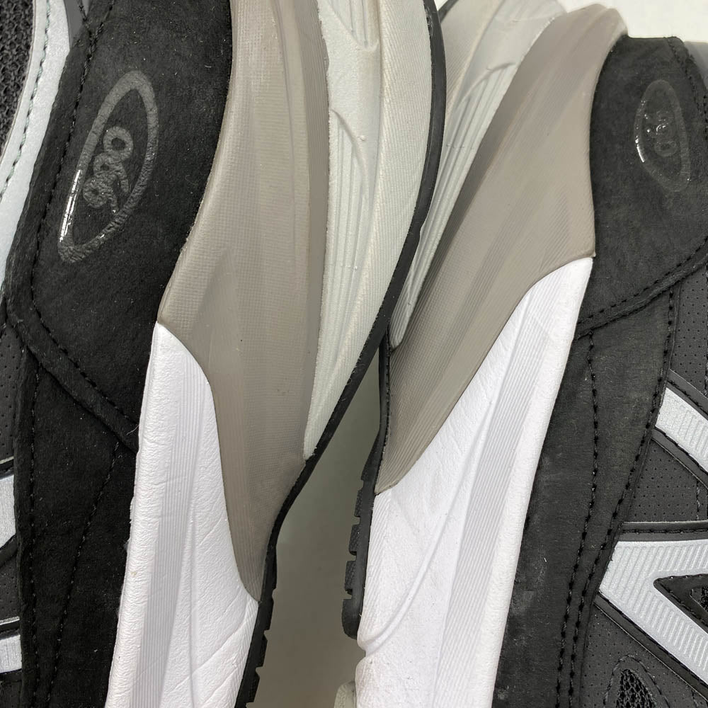 NEW BALANCE ニューバランス M990BK6 USA製 990V6 Black Heel NB Logo ブラック ヒールNBロゴ ローカット スニーカー ブラック系 30cm【中古】