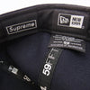 Supreme シュプリーム 18AW × New Era 7 1/2 Classic Script ニューエラ クラシック スクリプト ロゴ 刺繍 キャップ ダークネイビー系【中古】