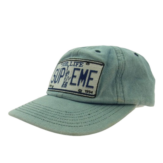 Supreme シュプリーム 20SS License Plate 6-Panel ライセン スプレート シックス パネル キャップ インディゴブルー系【中古】