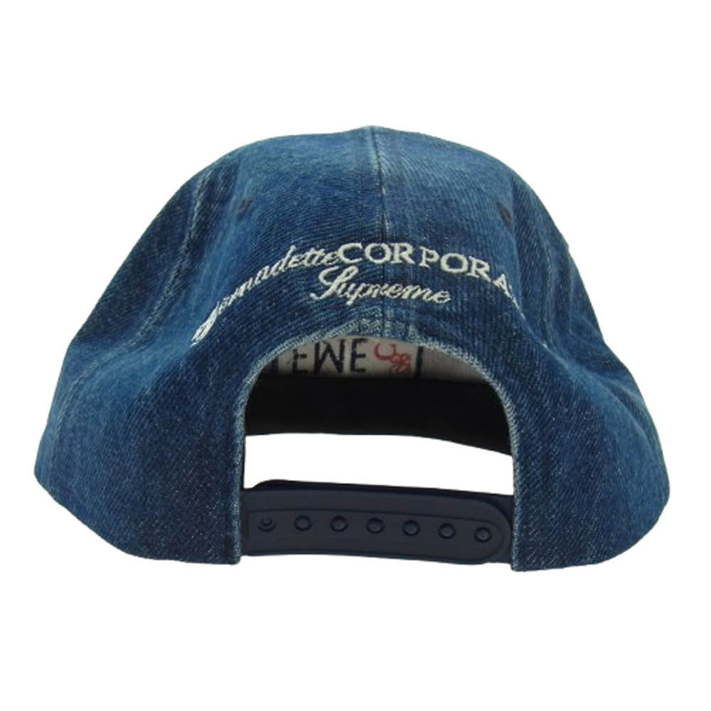 Supreme シュプリーム 23SS bernadette corporation 6-Panel バナーデット コーポレーション 6パネル デニム キャップ インディゴブルー インディゴブルー系【中古】