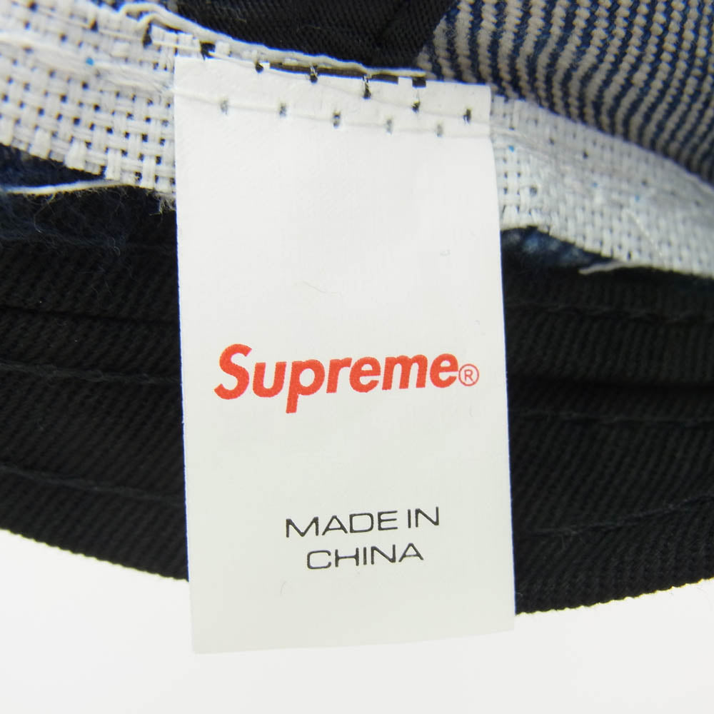 Supreme シュプリーム 23SS bernadette corporation 6-Panel バナーデット コーポレーション 6パネル デニム キャップ インディゴブルー インディゴブルー系【中古】