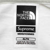 Supreme シュプリーム 23SS × THE NORTH FACE Printed Pocket Tee ノースフェイス プリント ポケット半袖 Tシャツ カットソー ホワイト系 XL【中古】