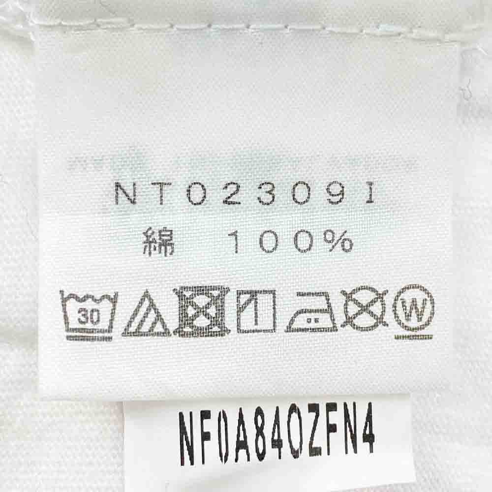 Supreme シュプリーム 23SS × THE NORTH FACE Printed Pocket Tee ノースフェイス プリント ポケット半袖 Tシャツ カットソー ホワイト系 XL【中古】