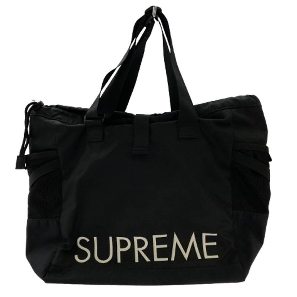 Supreme シュプリーム 20SS × The North Face Adventure Tote Bag ザノースフェイス アドベンチャー トート バッグ ブラック系【中古】