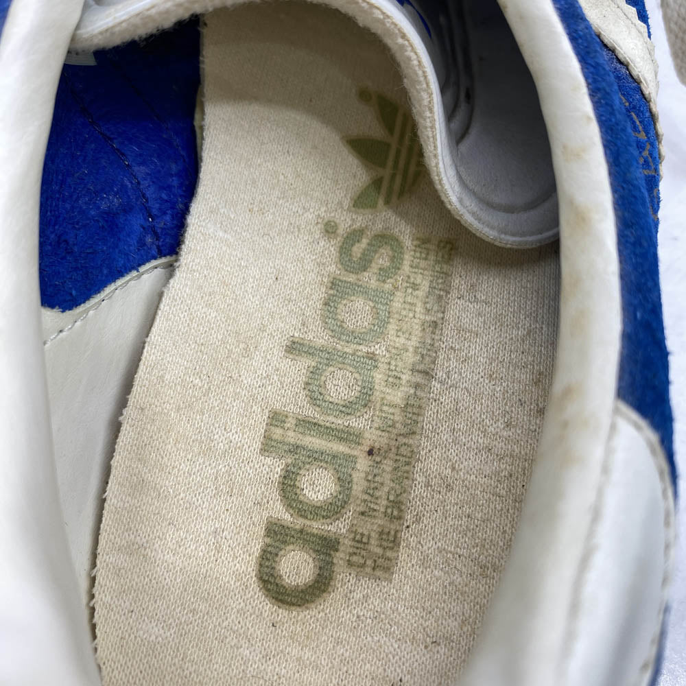 adidas アディダス 【観賞用】 70s～80s ヴィンテージ ユーゴスラビア製 gazelle ガゼル ガッツレー スニーカー ブルー ブルー系【中古】