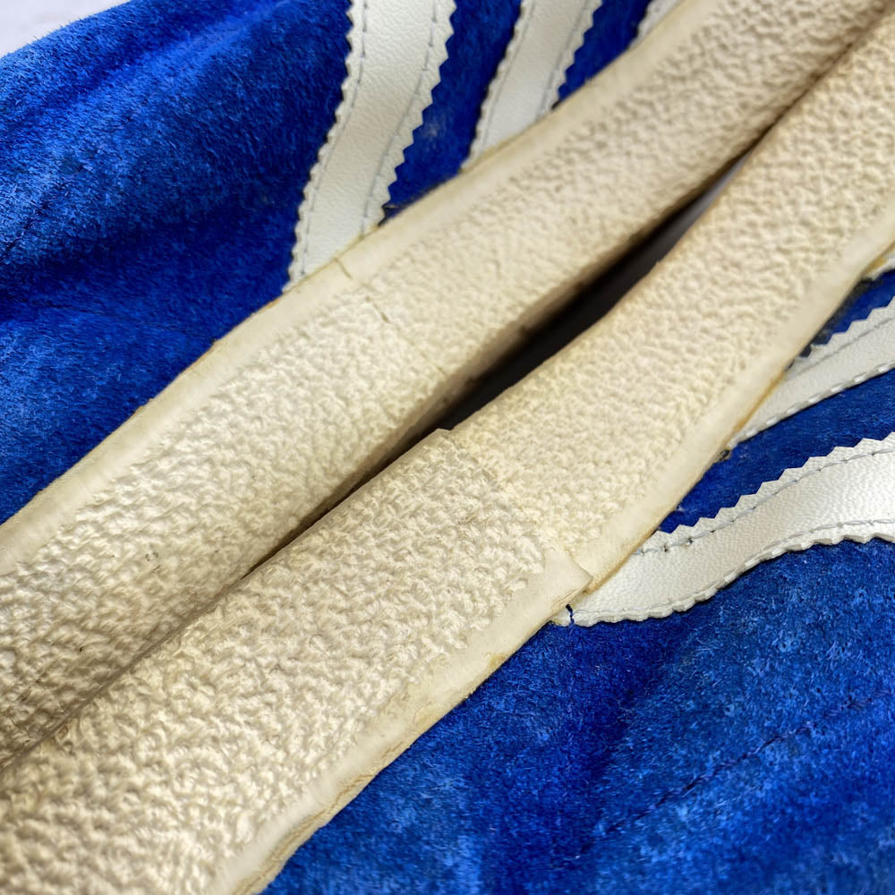 adidas アディダス 【観賞用】 70s～80s ヴィンテージ ユーゴスラビア製 gazelle ガゼル ガッツレー スニーカー ブルー ブルー系【中古】