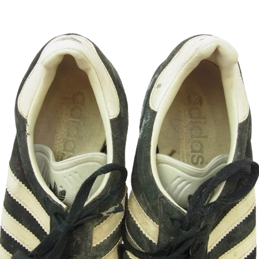 adidas アディダス 【観賞用】 70s～80s ヴィンテージ ユーゴスラビア製 gazelle ガゼル ガッツレー スニーカー ブラック ブラック系【中古】