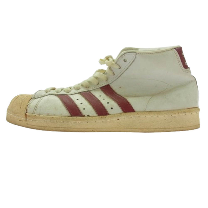 adidas アディダス 【観賞用】 70s～80s ヴィンテージ フランス製 PROMODEL プロモデル スニーカー ホワイト系【中古】