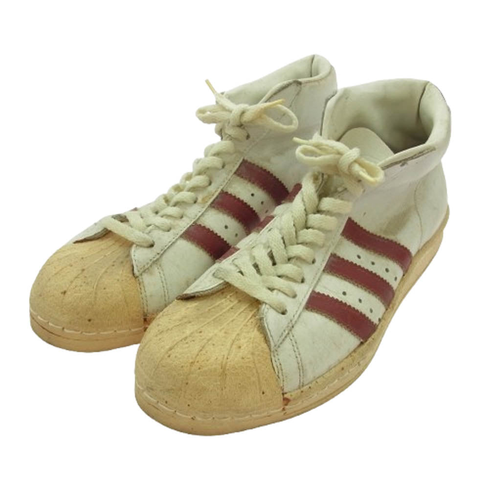adidas アディダス 【観賞用】 70s～80s ヴィンテージ フランス製 PROMODEL プロモデル スニーカー ホワイト系【中古】