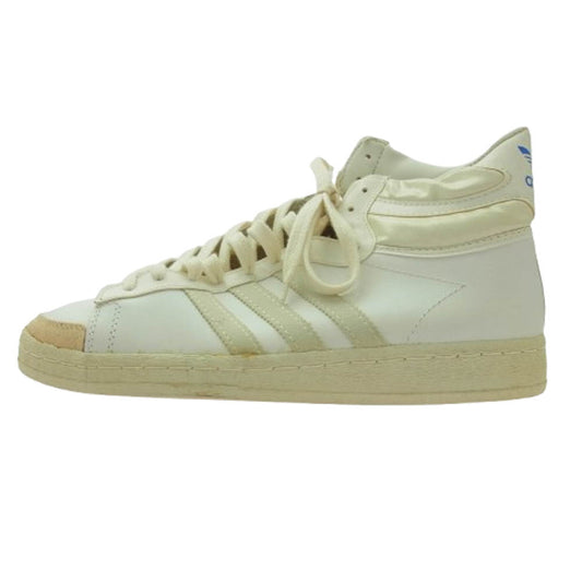 adidas アディダス 【観賞用】 80s ヴィンテージ フランス製 JABBAR HI ジャバー ハイ スニーカー ホワイト系【中古】