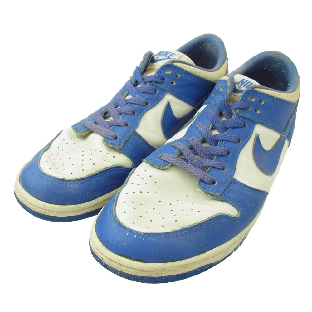 NIKE ナイキ 851012 TY1 【観賞用】 85年製 ヴィンテージ 韓国製 NIKE DUNK LO ダンク ロー スニーカー ブルー系 インソール実寸サイズ約25.5cm【中古】