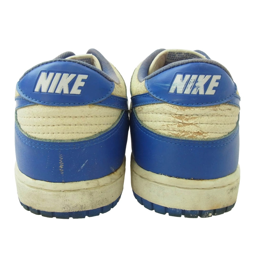 NIKE ナイキ 851012 TY1 【観賞用】 85年製 ヴィンテージ 韓国製 NIKE DUNK LO ダンク ロー スニーカー ブルー系 インソール実寸サイズ約25.5cm【中古】