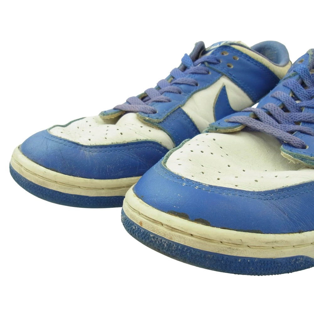 NIKE ナイキ 851012 TY1 【観賞用】 85年製 ヴィンテージ 韓国製 NIKE DUNK LO ダンク ロー スニーカー ブルー系 インソール実寸サイズ約25.5cm【中古】