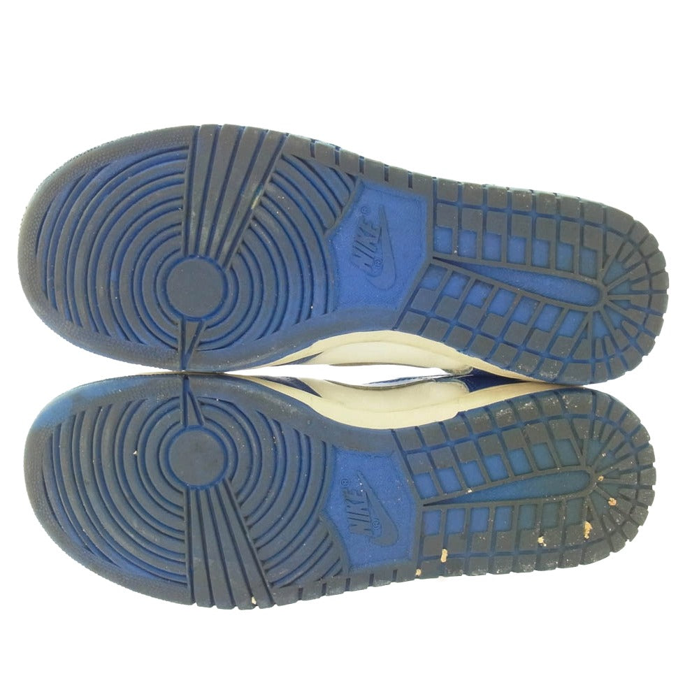 NIKE ナイキ 851012 TY1 【観賞用】 85年製 ヴィンテージ 韓国製 NIKE DUNK LO ダンク ロー スニーカー ブルー系 インソール実寸サイズ約25.5cm【中古】