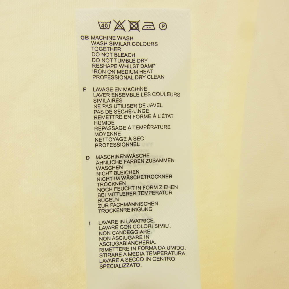 FRED PERRY フレッドペリー M1588 TWIN TIPPED TEE ロゴ刺繍 Tシャツ 半袖カットソー オフホワイト オフホワイト系 L【新古品】【未使用】【中古】