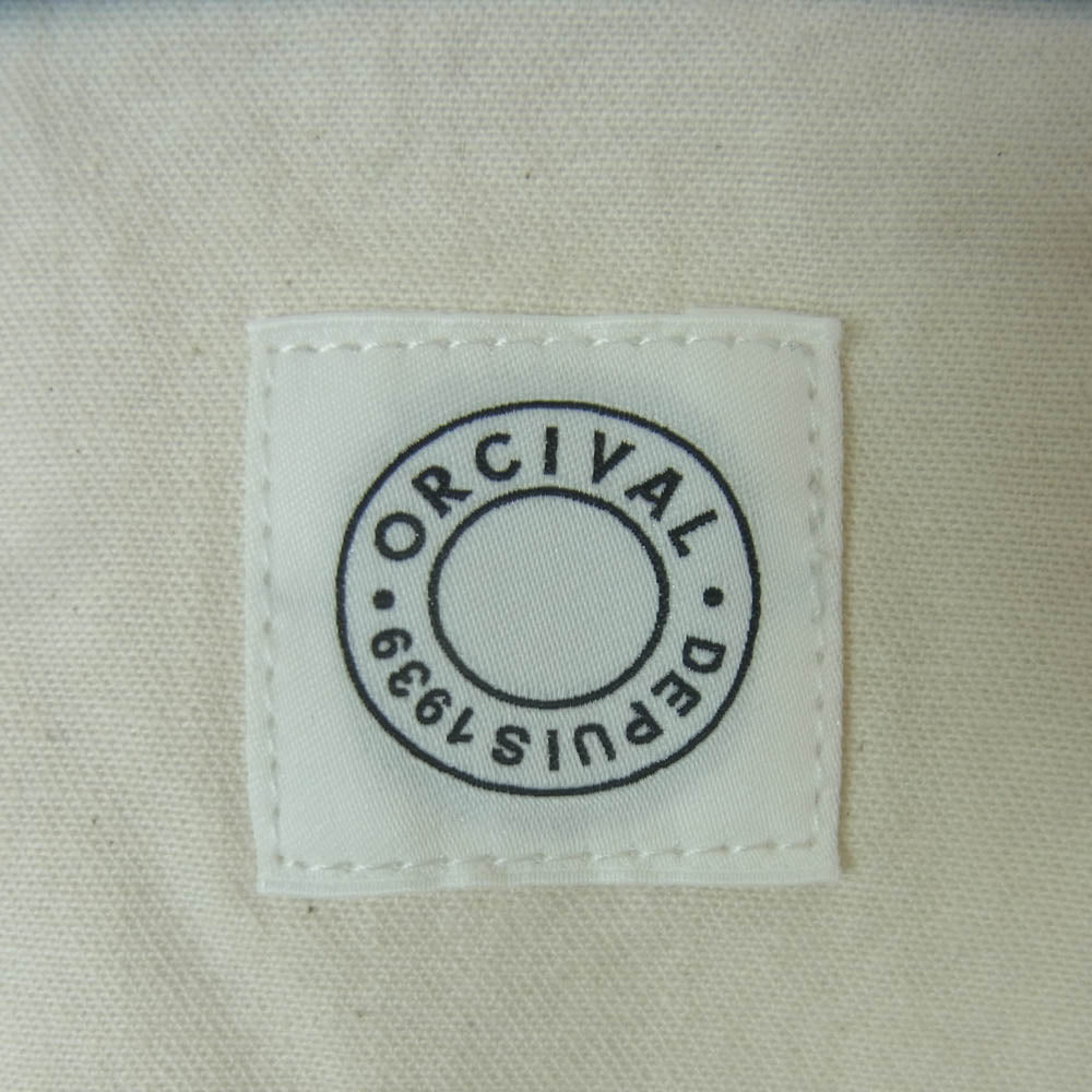 ORCIVAL オーシバル OR-B0359 ライトデニム スキッパー シャツ 半袖 ライトベージュ系 4【新古品】【未使用】【中古】