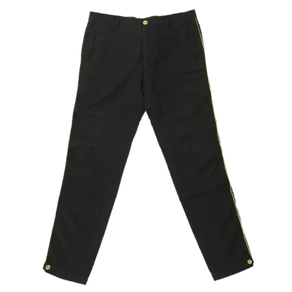 MAISON MARTIN MARGIELA メゾンマルタンマルジェラ 30 KA077 ここのえタグ 10ライン サイドライン 金釦 テーパード スラックスパンツ 46【中古】
