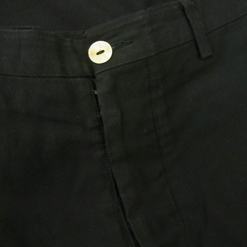 MAISON MARTIN MARGIELA メゾンマルタンマルジェラ 30 KA077 ここのえタグ 10ライン サイドライン 金釦 テーパード スラックスパンツ 46【中古】