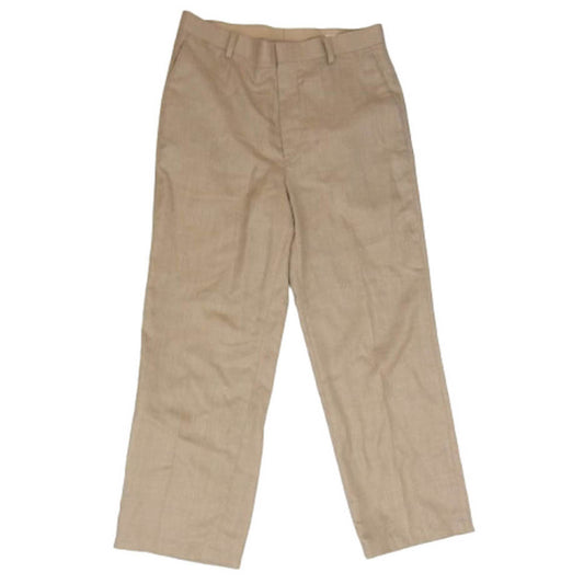 AURALEE オーラリー 23SS A23SP02CS シルク混 カシミヤ ストレート スラックス パンツ ブラウン系 3【中古】