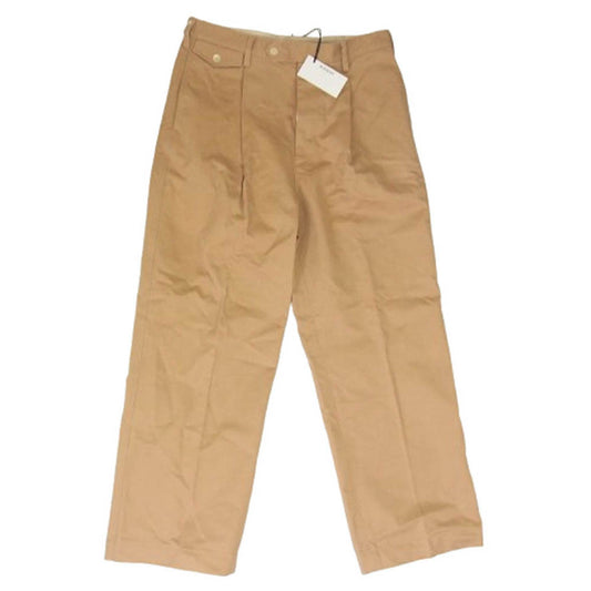 AURALEE オーラリー 25SS A25SP02FC WASHED FINX CHINO ONE-TUCK PANTS ウォッシュ加工 ワンタック チノパンツ ブラウン系 3【中古】
