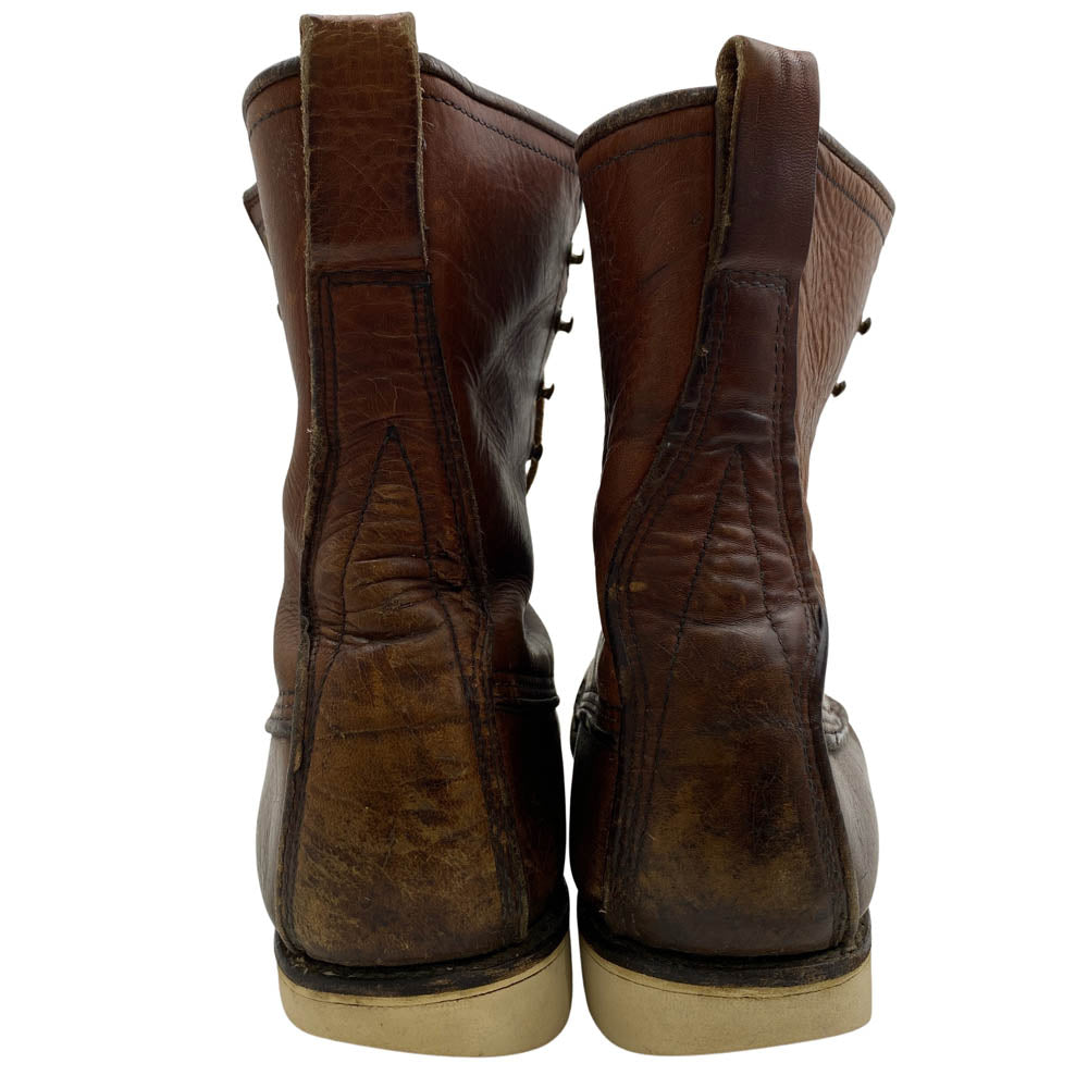 RED WING レッドウィング 80s 90s 四角犬タグ MADE IN U.S.A. 表記 Irish Setter 877 モックトゥ ブーツ ブラウン系 10【中古】