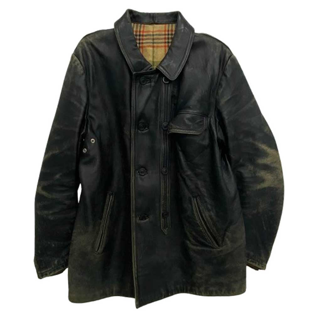 ヴィンテージ 60s GVF CORBUSIER JACKET コルビジェ レザー ジャケット ブラック系【中古】