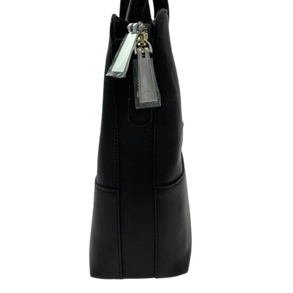 aniary アニアリ 36-02003 Artisan Leather アルティザンレザー トートバッグ ビジネスバッグ ブラック系【新古品】【未使用】【中古】